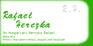 rafael herczka business card